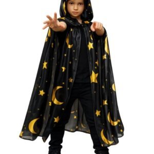 CAPA DE MAGO NIÑO TALLE UNICO (4-10 AÑOS)
